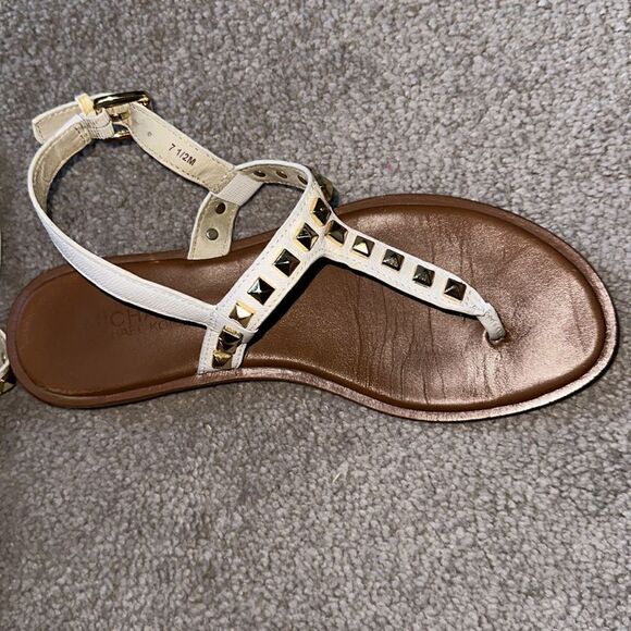 Michael Michael Kors Niko Leather Studded Sandal - Picture 2 of 9